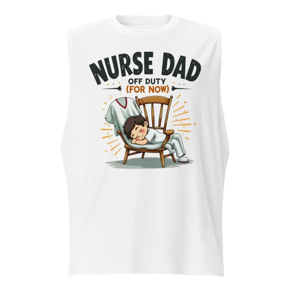 Nurse Dad Off Duty Muscle Tank product image (1)
