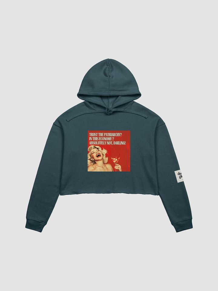 Trust The Patriarchy? Cropped Hoodie product image (3)