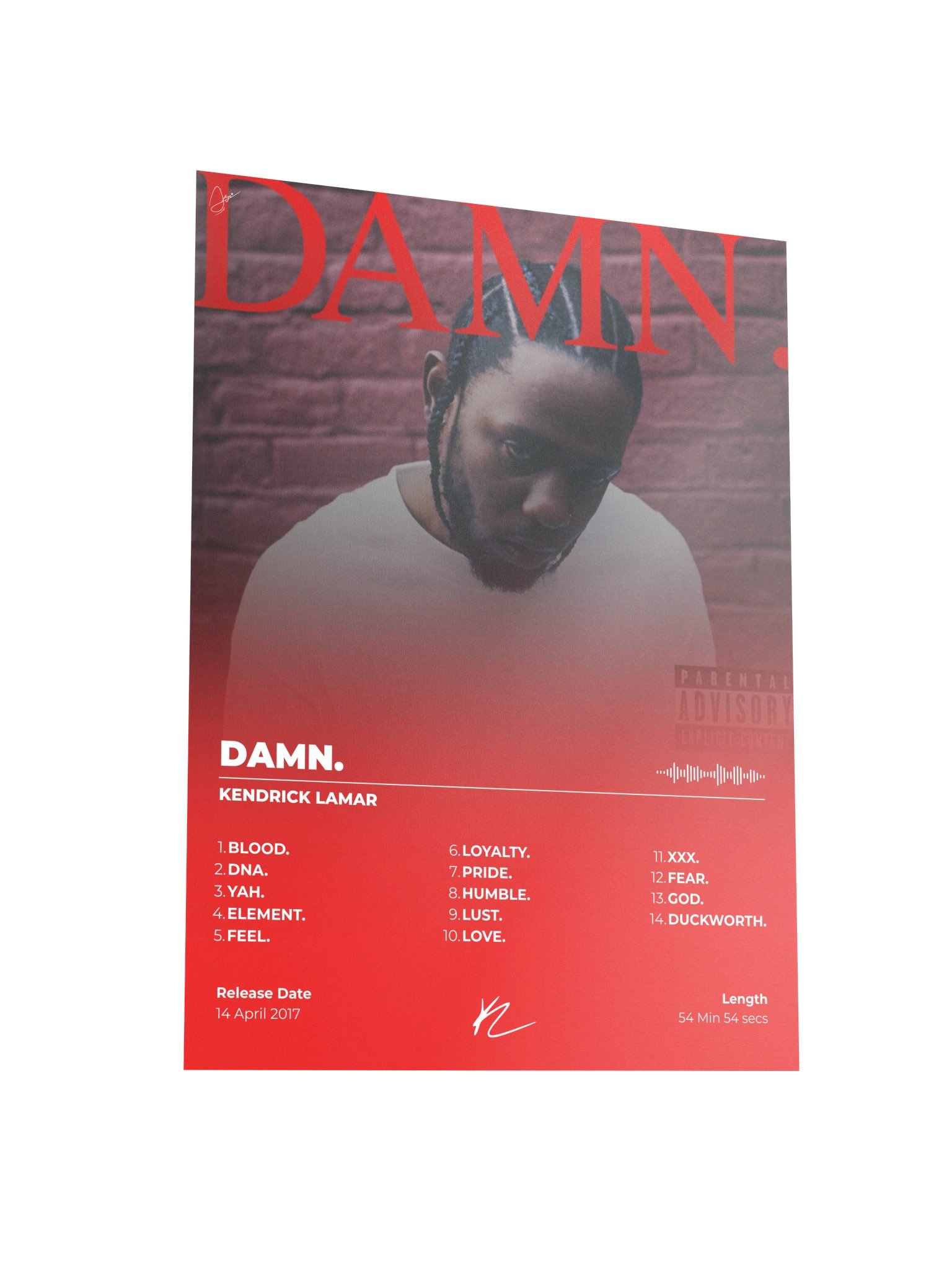 DAMN. Kendrick Lamar Poster product image (6)