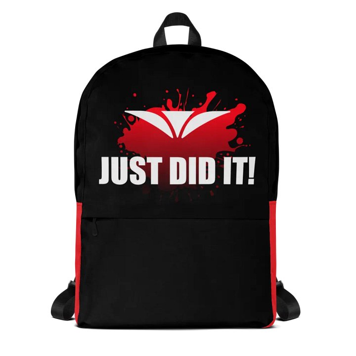 Just Did It! Red Burst Backpack product image (1)