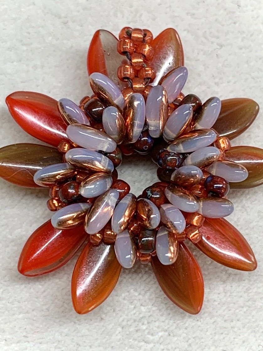 Beading Pattern - Perennial Pendant with Dagger Beads product image (5)