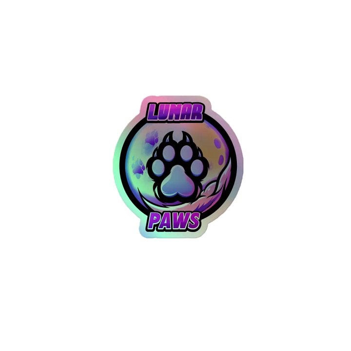 Lunar Paws Celestial Holographic Sticker Sheet product image (1)