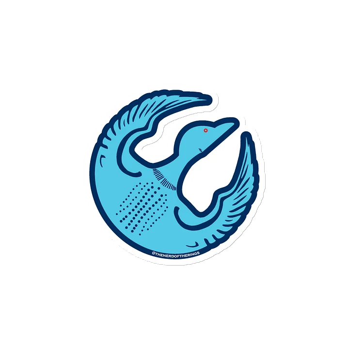 Rebel Loon Magnet - Light Blue & Dark Blue product image (2)