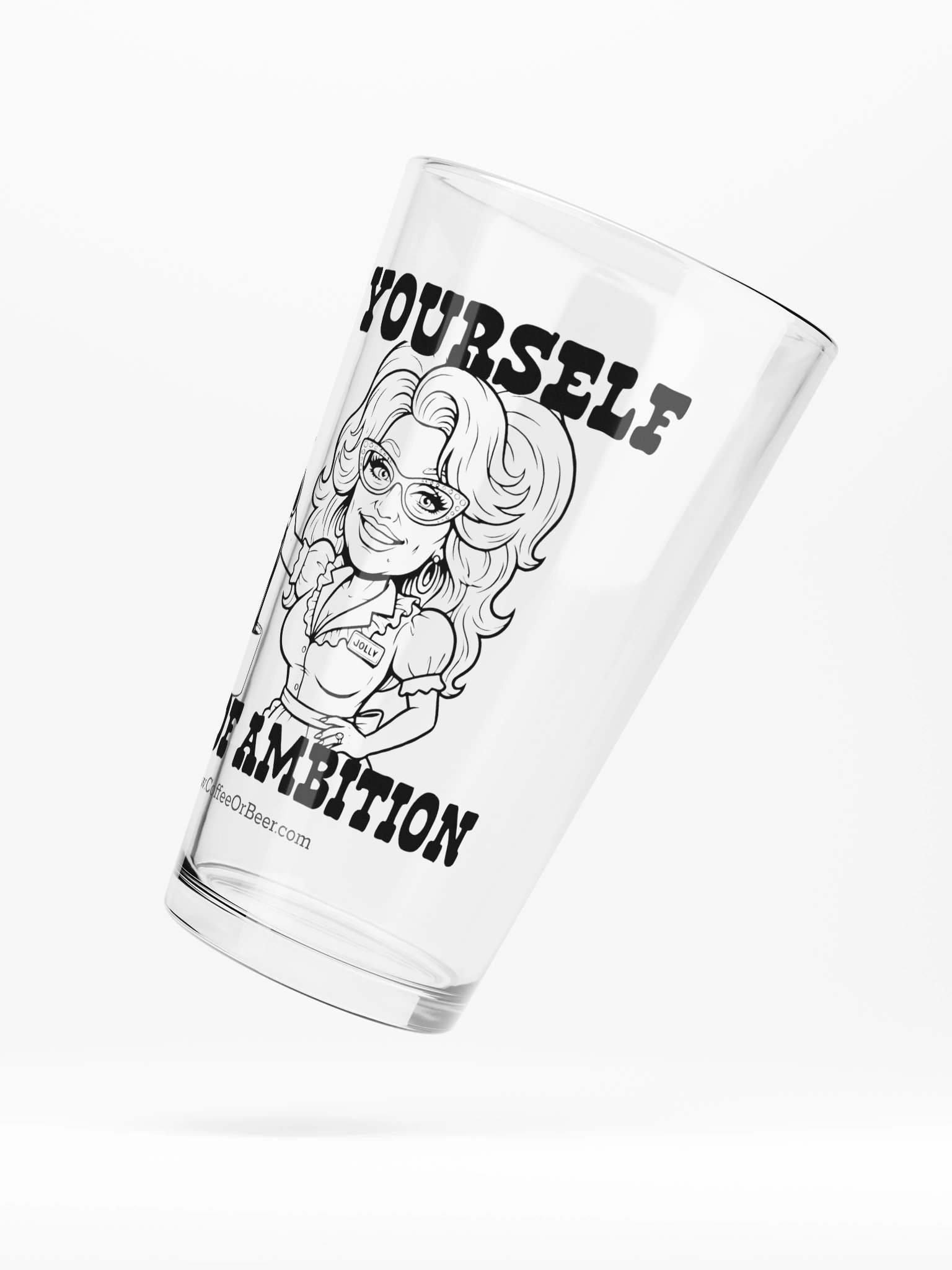 Cup of Ambition Pint Glass product image (3)