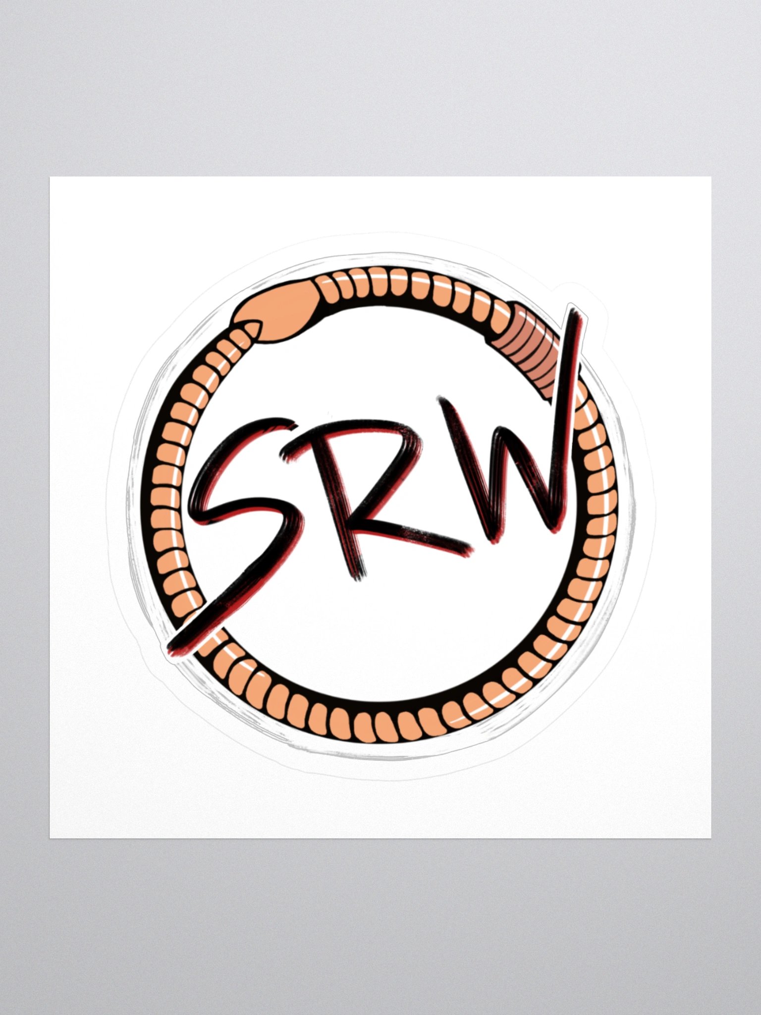 Surviving Ringworm Sticker product image (1)