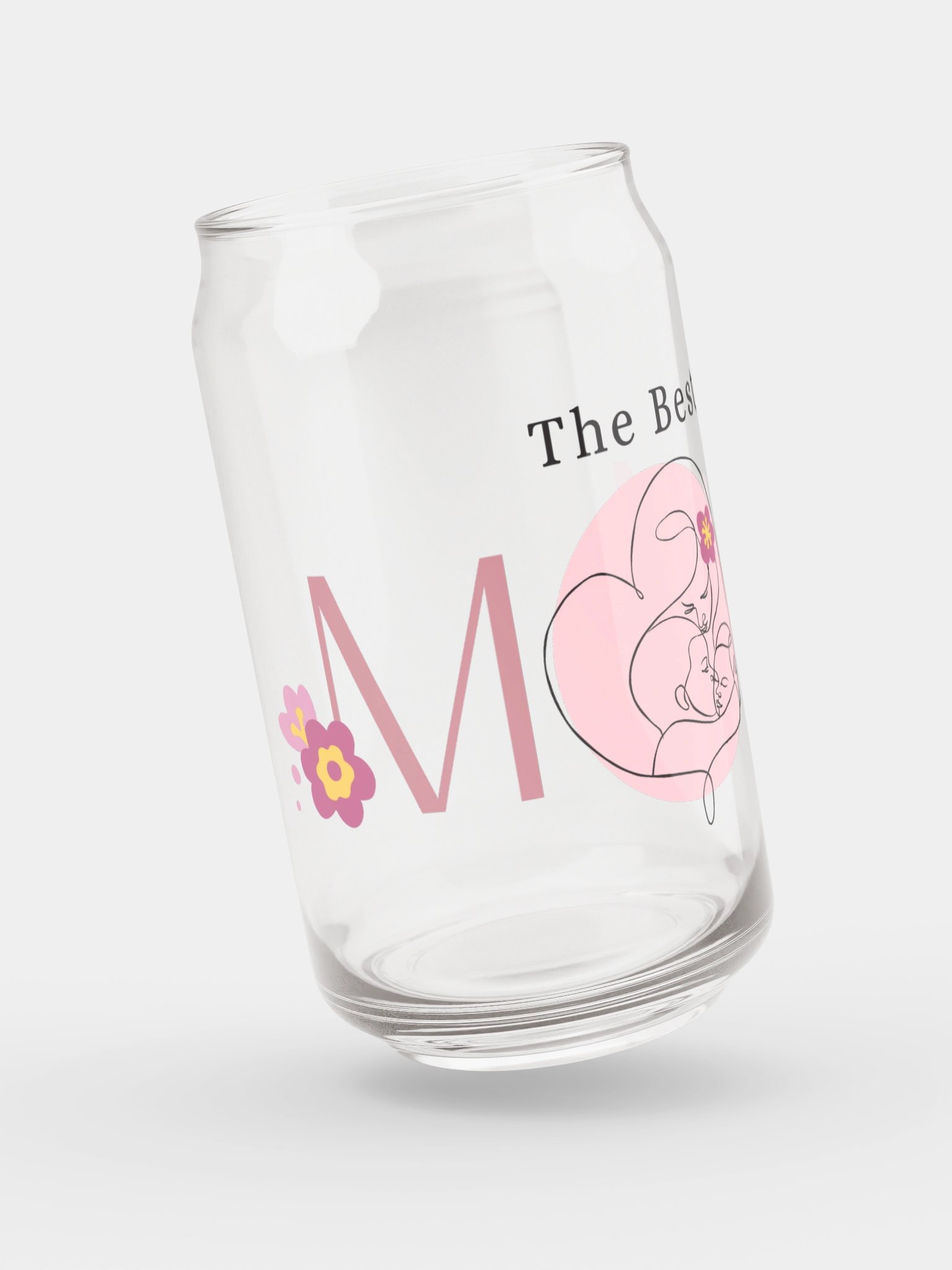 The Best Mom Can Glass product image (3)