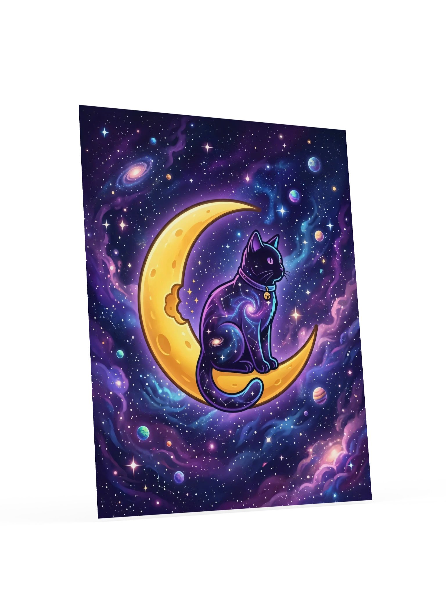Moon Snack Cat Poster product image (18)
