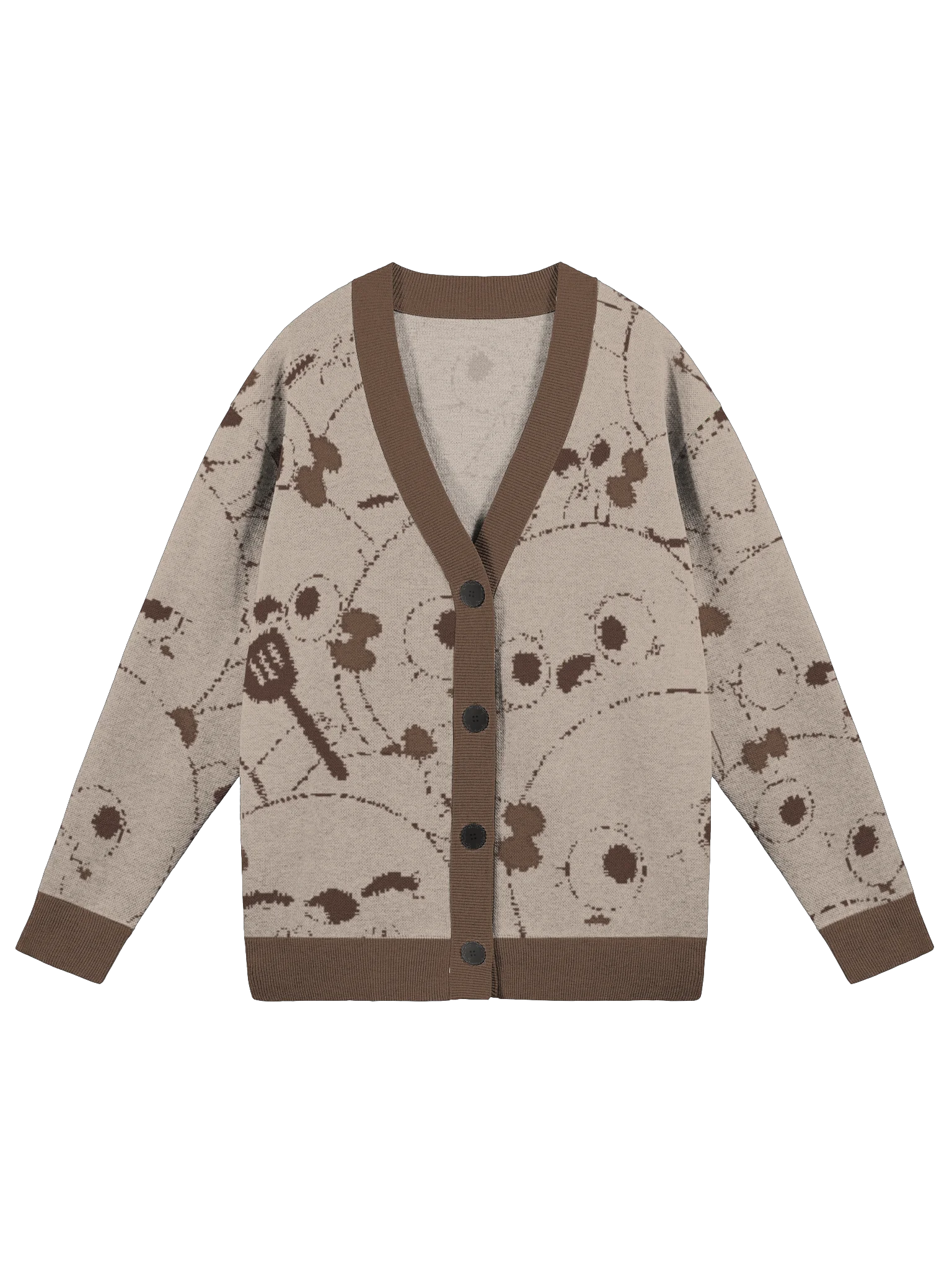 Pancake Unisex Jacquard Knit Cardigan product image (1)