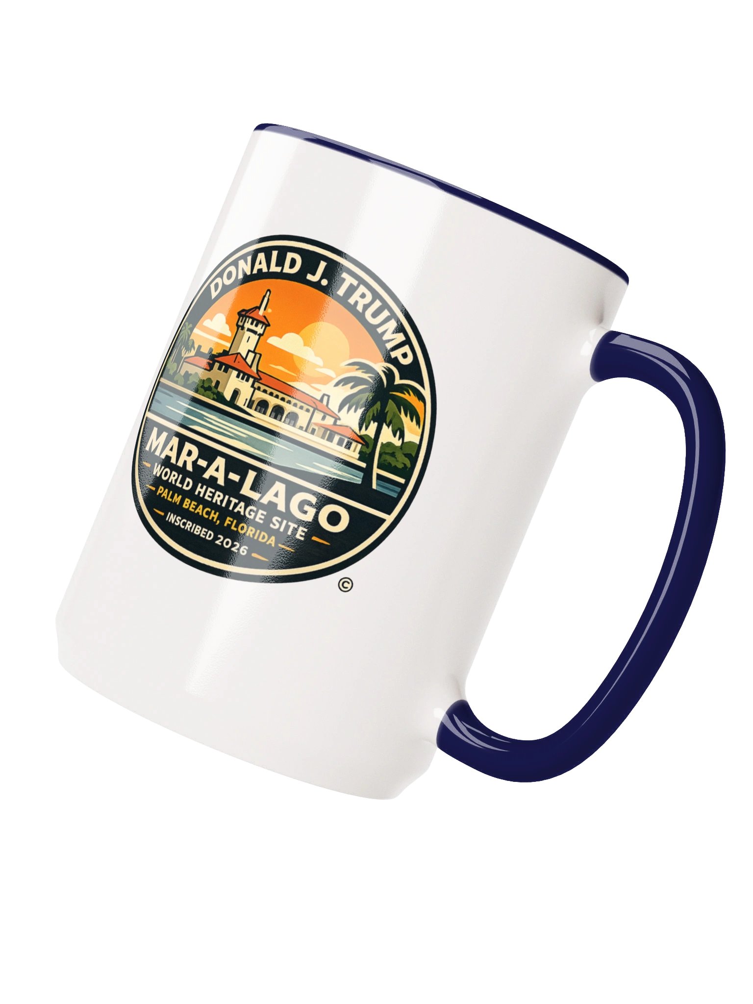 Official 15 oz Souvenir Mug - Donald J. Trump, Mar-a-Lago, World Heritage Site™ product image (3)