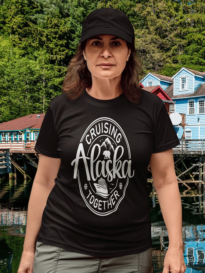 Cruising Alaska Together Unisex Softstyle T-Shirt Dark Colours product image (1)