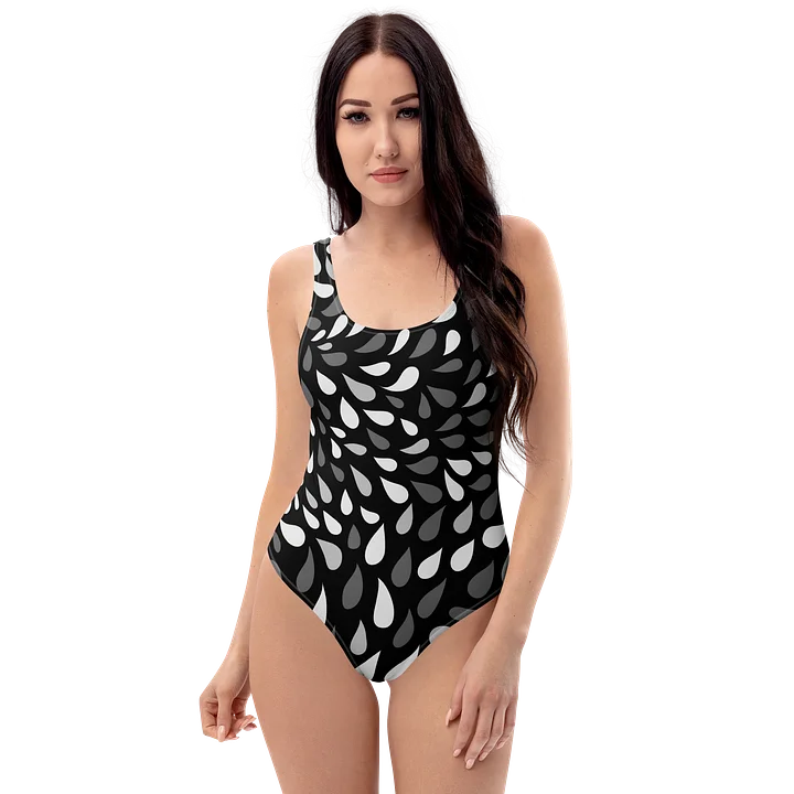 His House Womens One Piece Swimsuit - Black Wave product image (1)