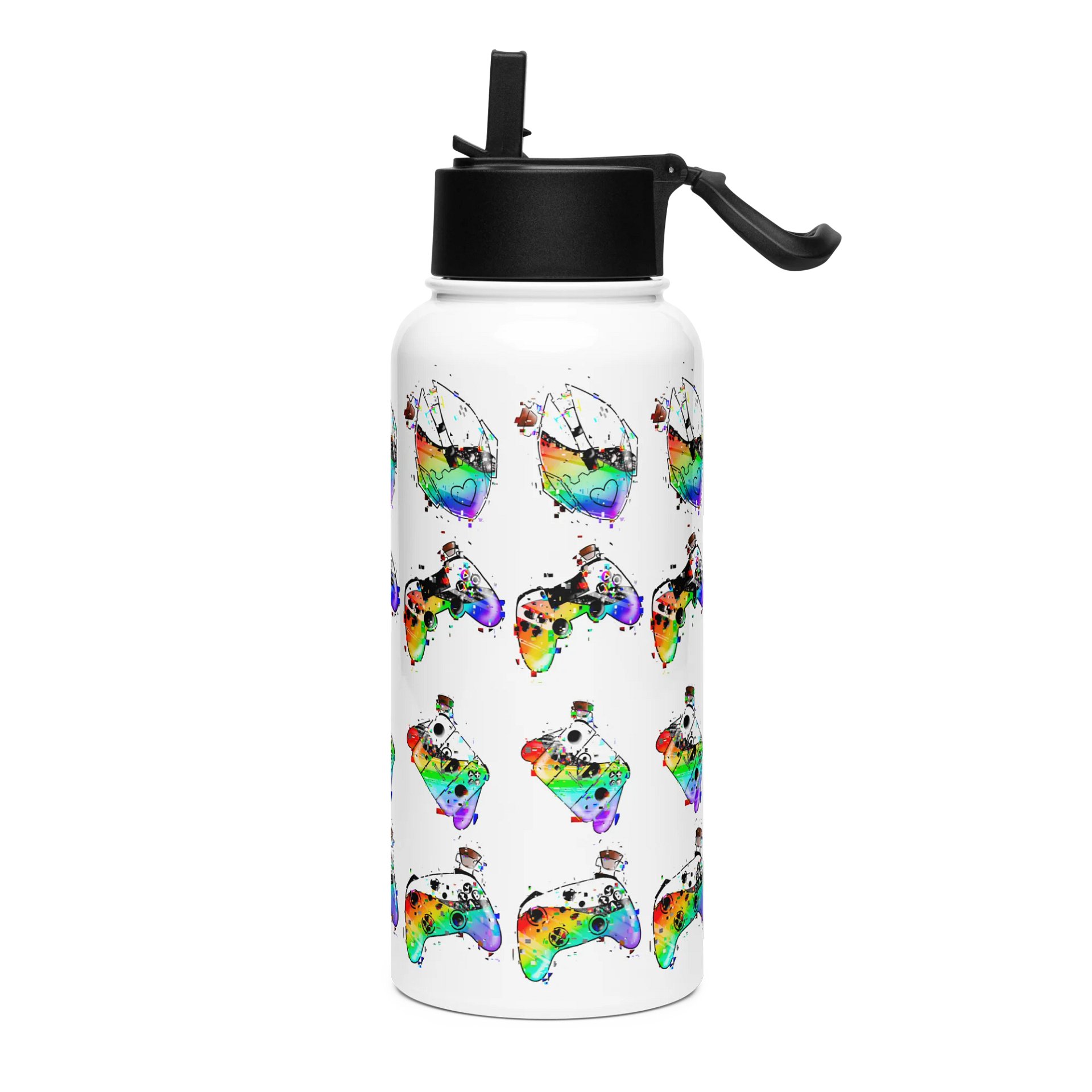 Glitched Gaming Controllers Waterbottle product image (3)
