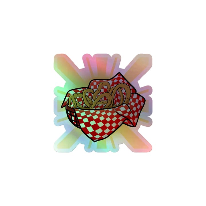 Onion Ring Holo Sticker product image (1)