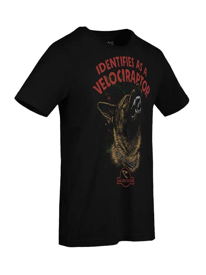 Identifies as a velociraptor - PREMIUM ADULT UNISEX T-SHIRT product image (2)
