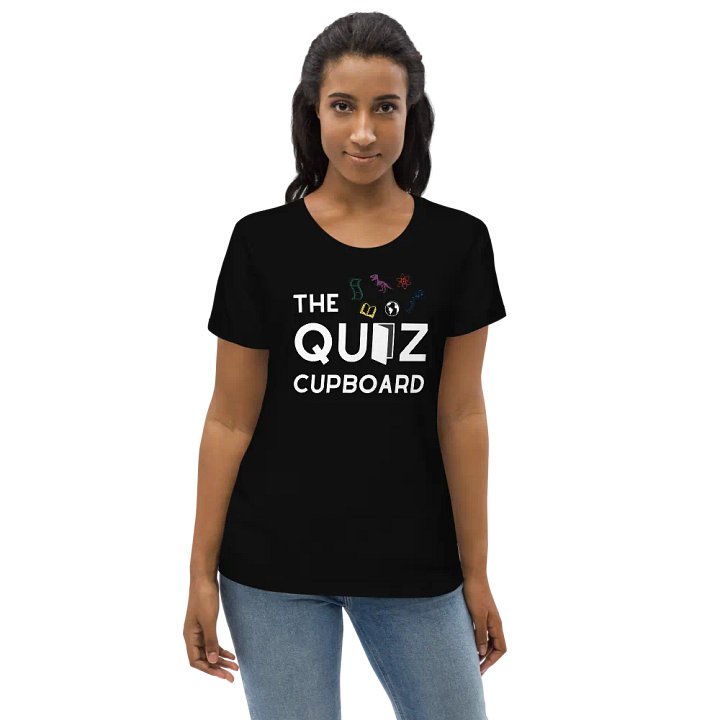 Quiz Cupboard Fitted T-Shirt Black product image (1)