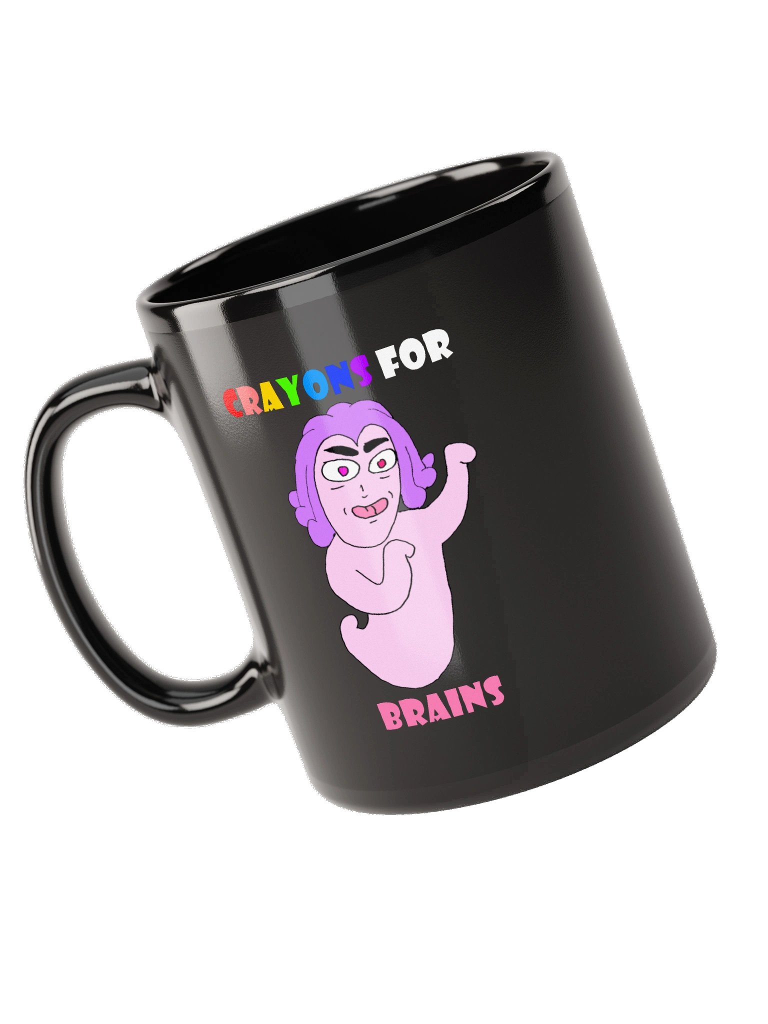 Crayons for Brains Mug (Black) product image (10)