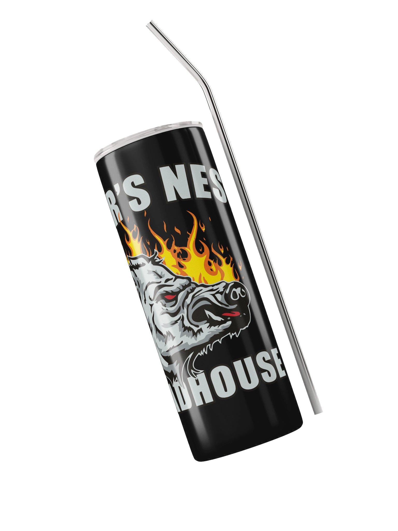 Flaming Boar Stainless Steel Tumbler product image (6)