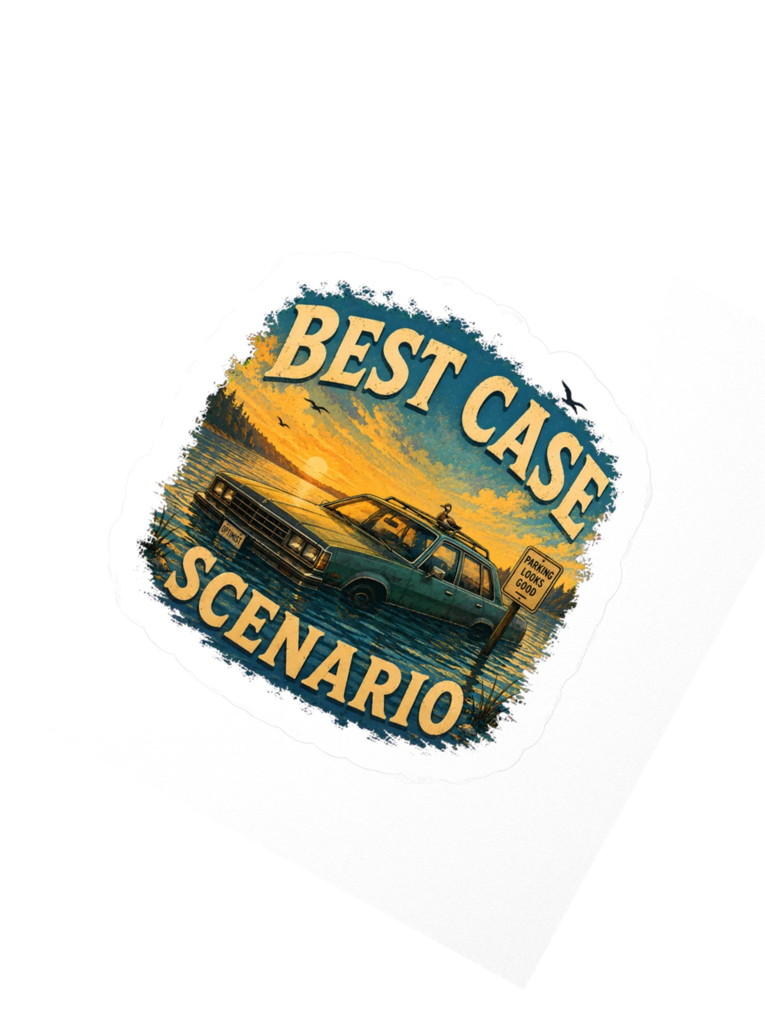 Best Case Scenario Sticker product image (2)