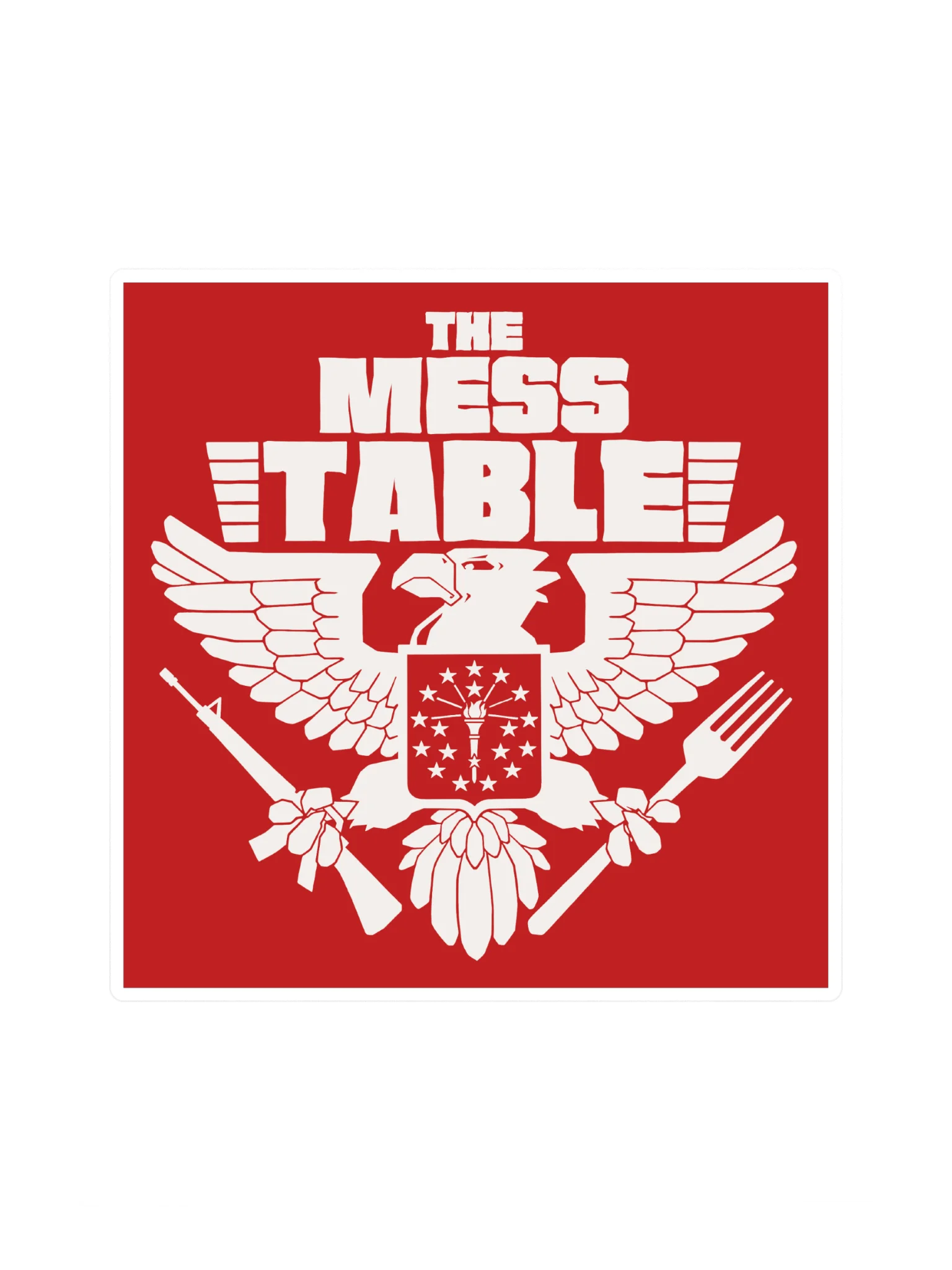 Sticker with Red TMT Logo product image (3)