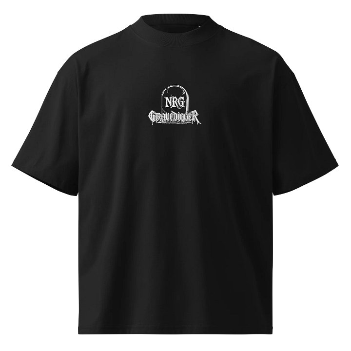 To Sleep. To Die. Oversized Tee - Black product image (1)