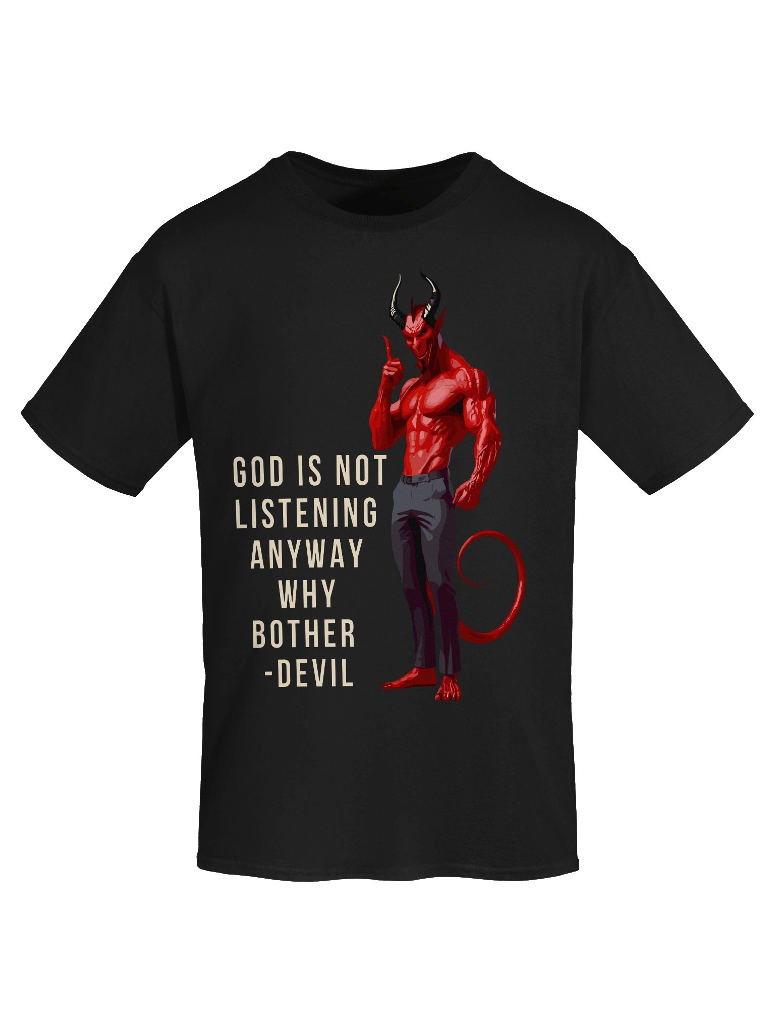 Devil Says Why Bother Tee product image (5)