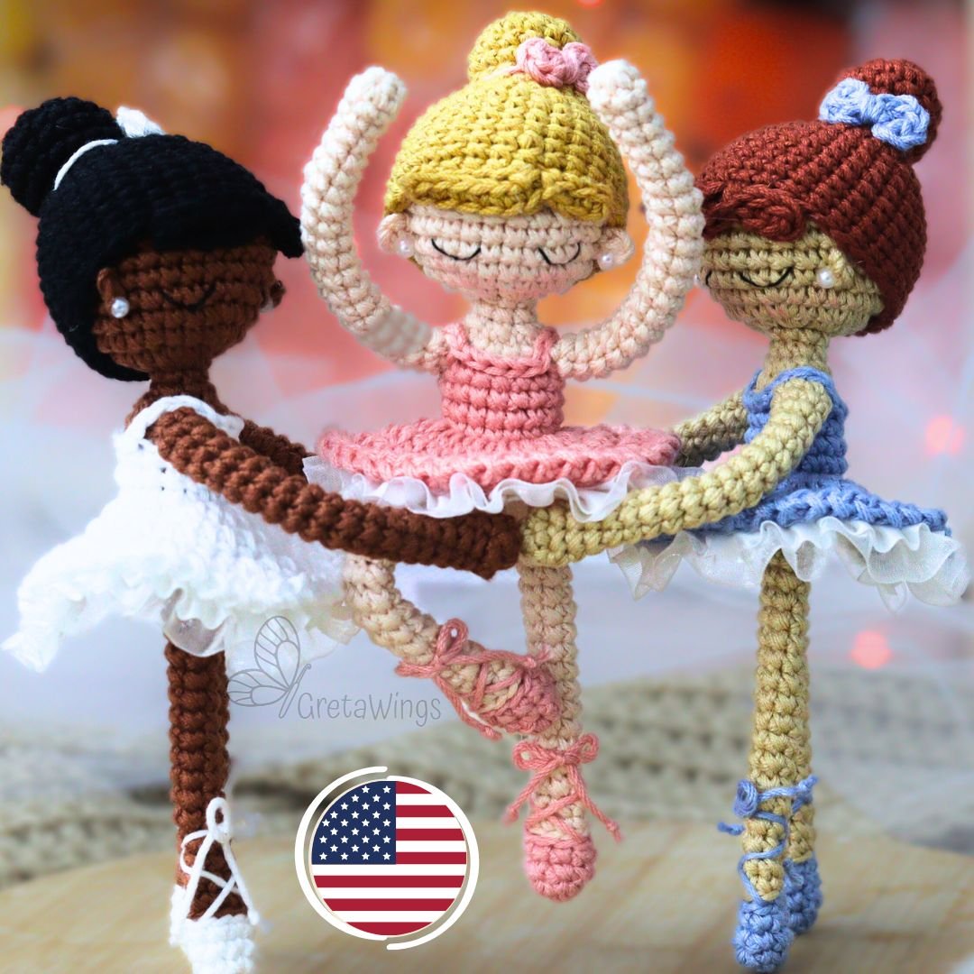 Ballerina Amigurumi Pattern (digital download) product image (1)