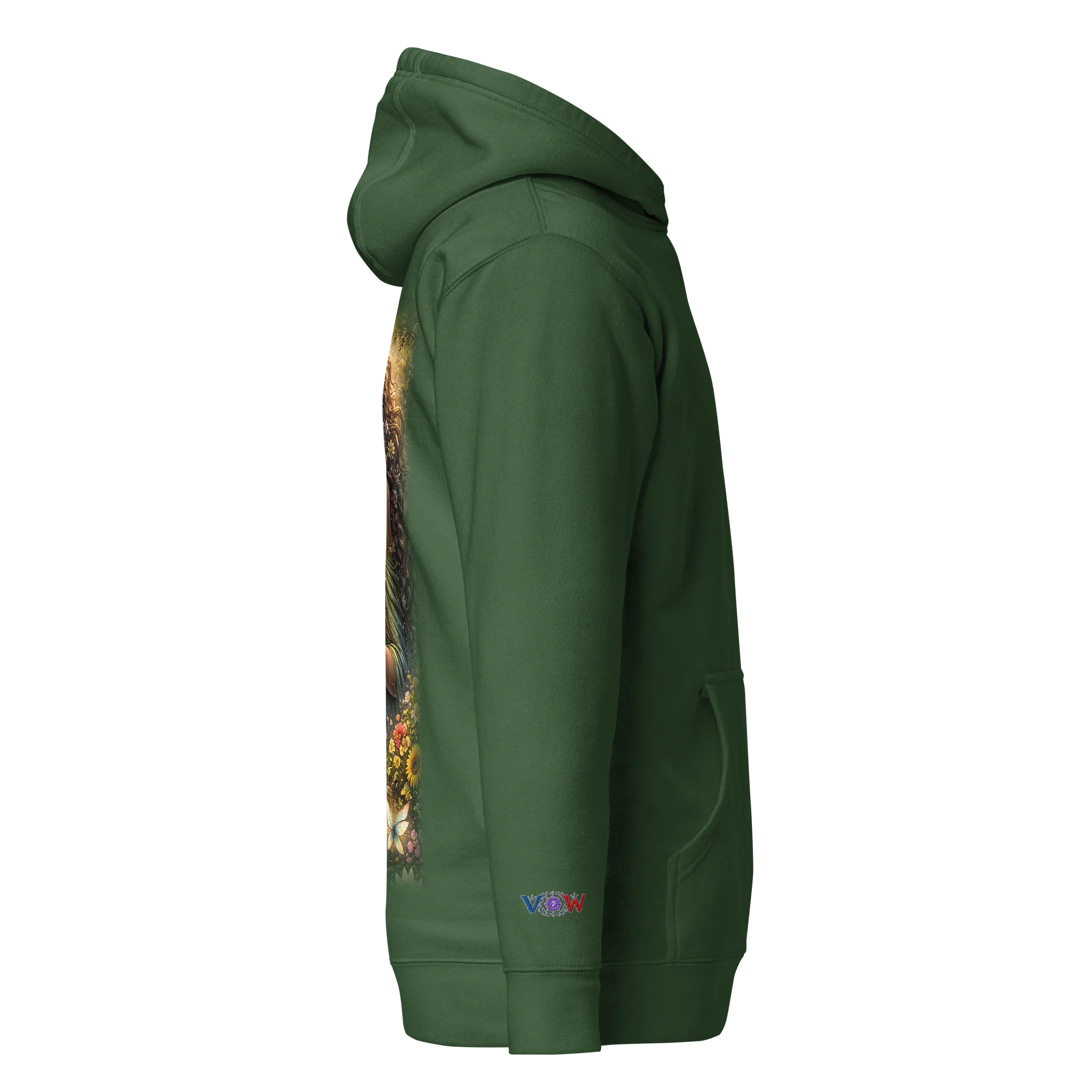 V2W Gaia “ mother of the Earth” Forest hoodie product image (5)