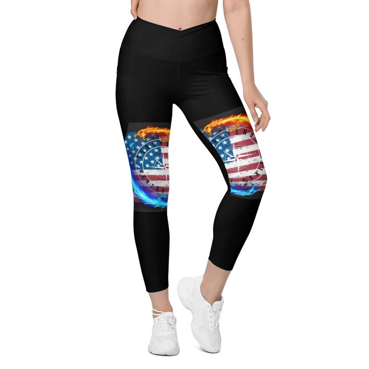Leggings w pockets black product image (1)