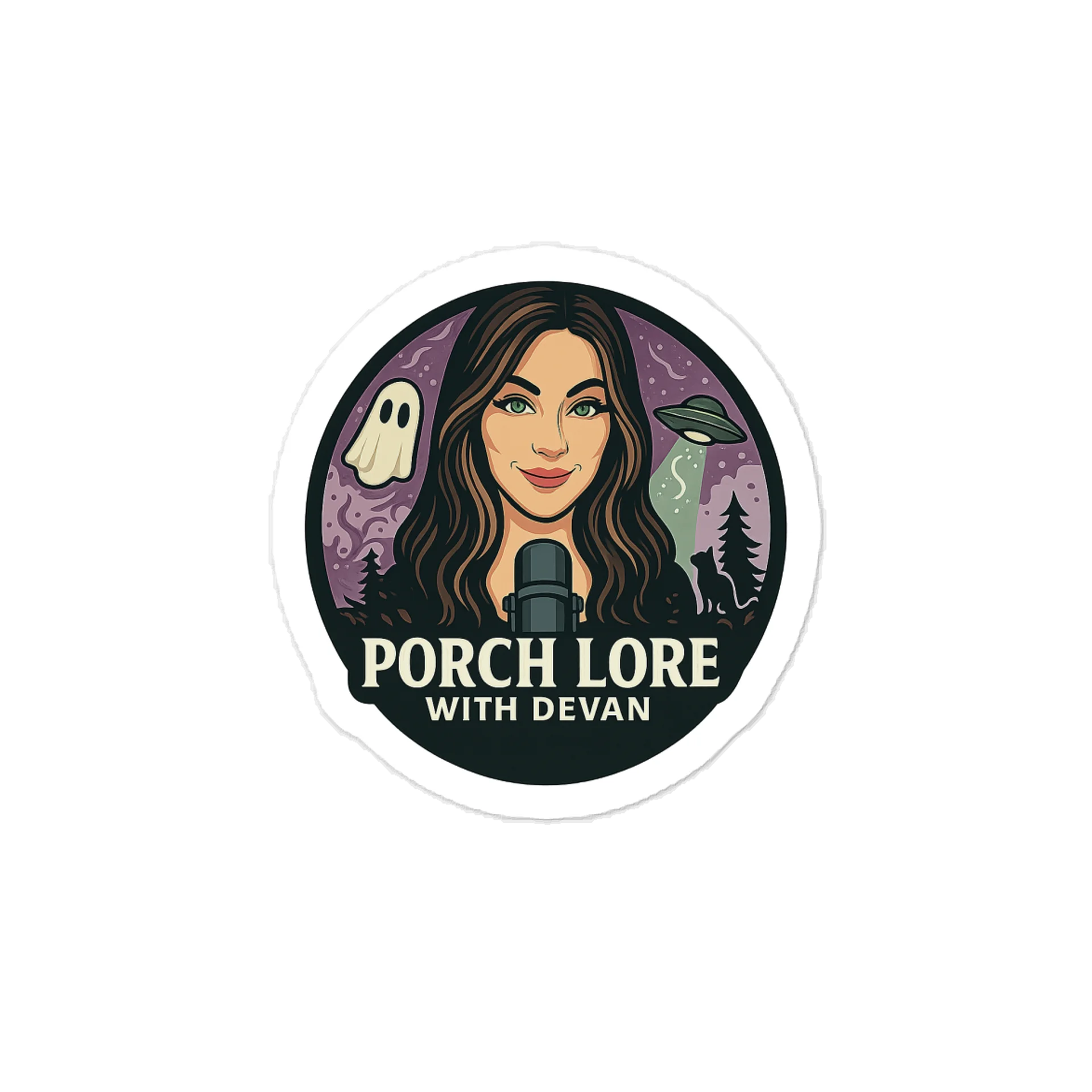 PORCH LORE DEVAN VINYL DECAL product image (1)