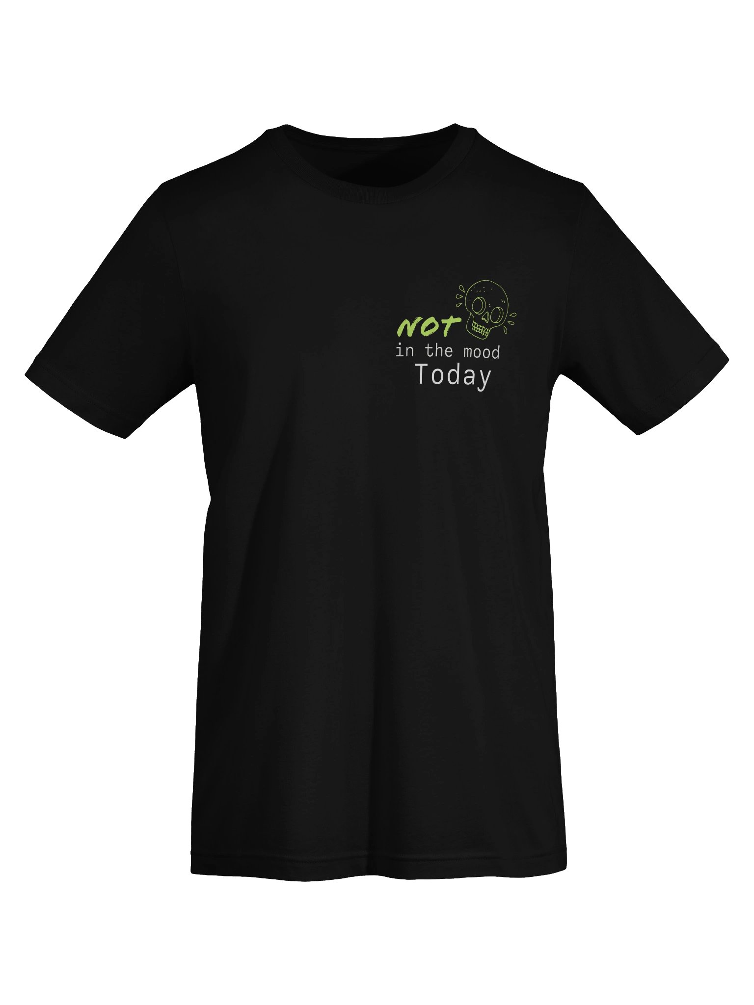 Playful Mood Green Skull T-Shirt product image (62)