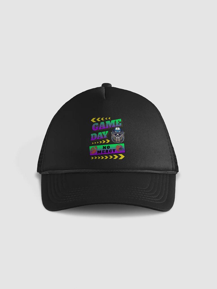 Game Day No Mercy Football Skull Foam Trucker Hat product image (1)