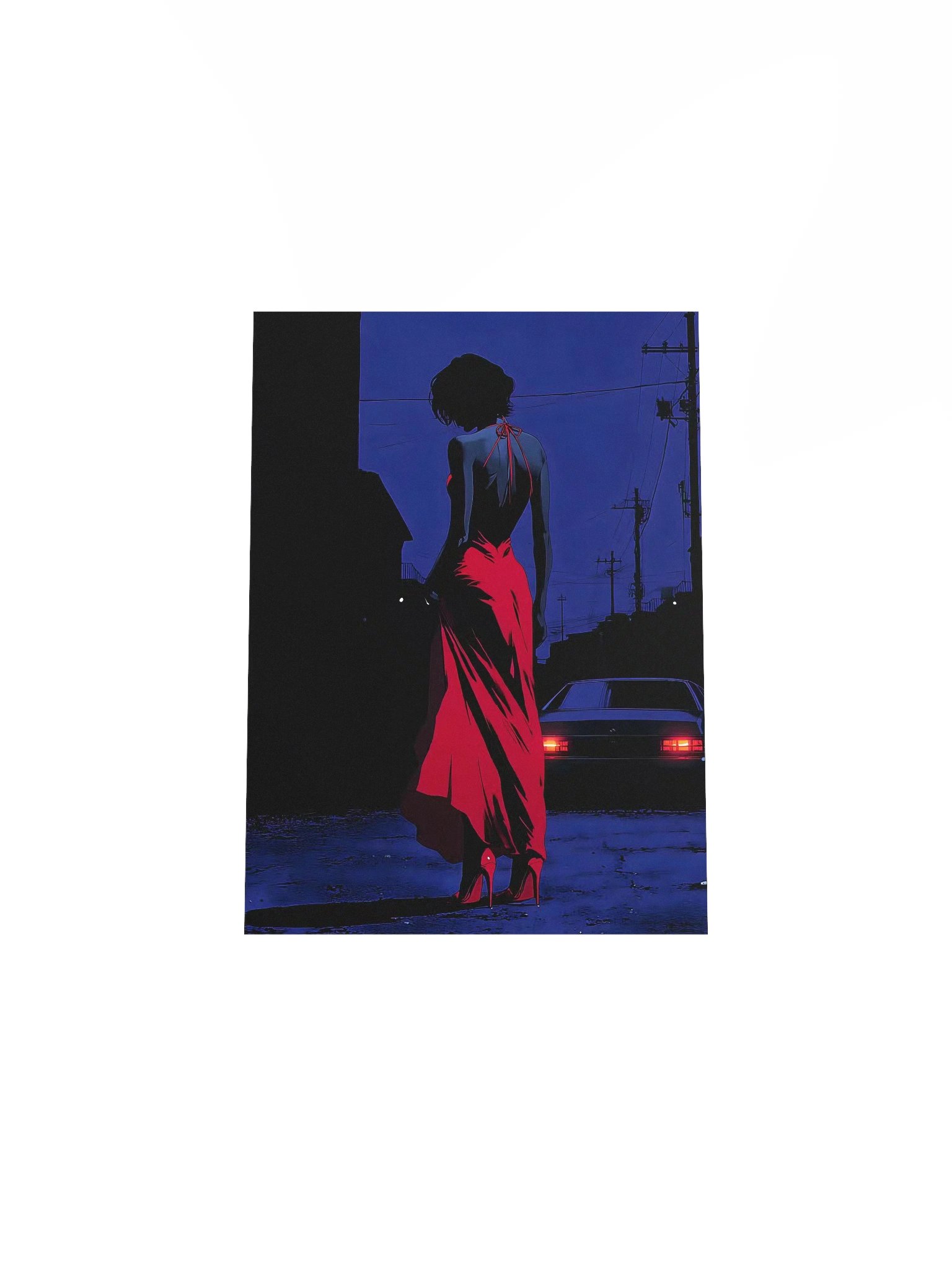 Woman in Red Matte Poster product image (19)