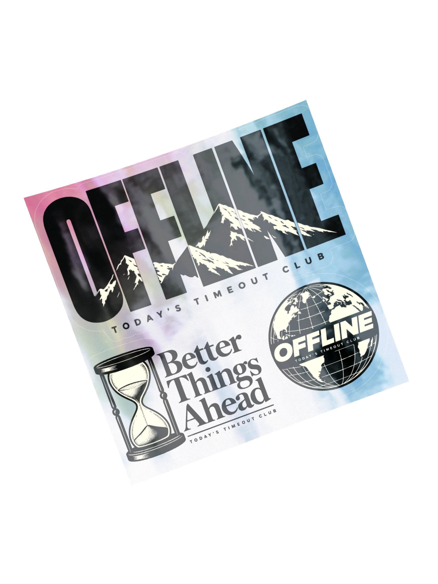 Today’s Timeout Holographic Sticker Set 2 product image (2)