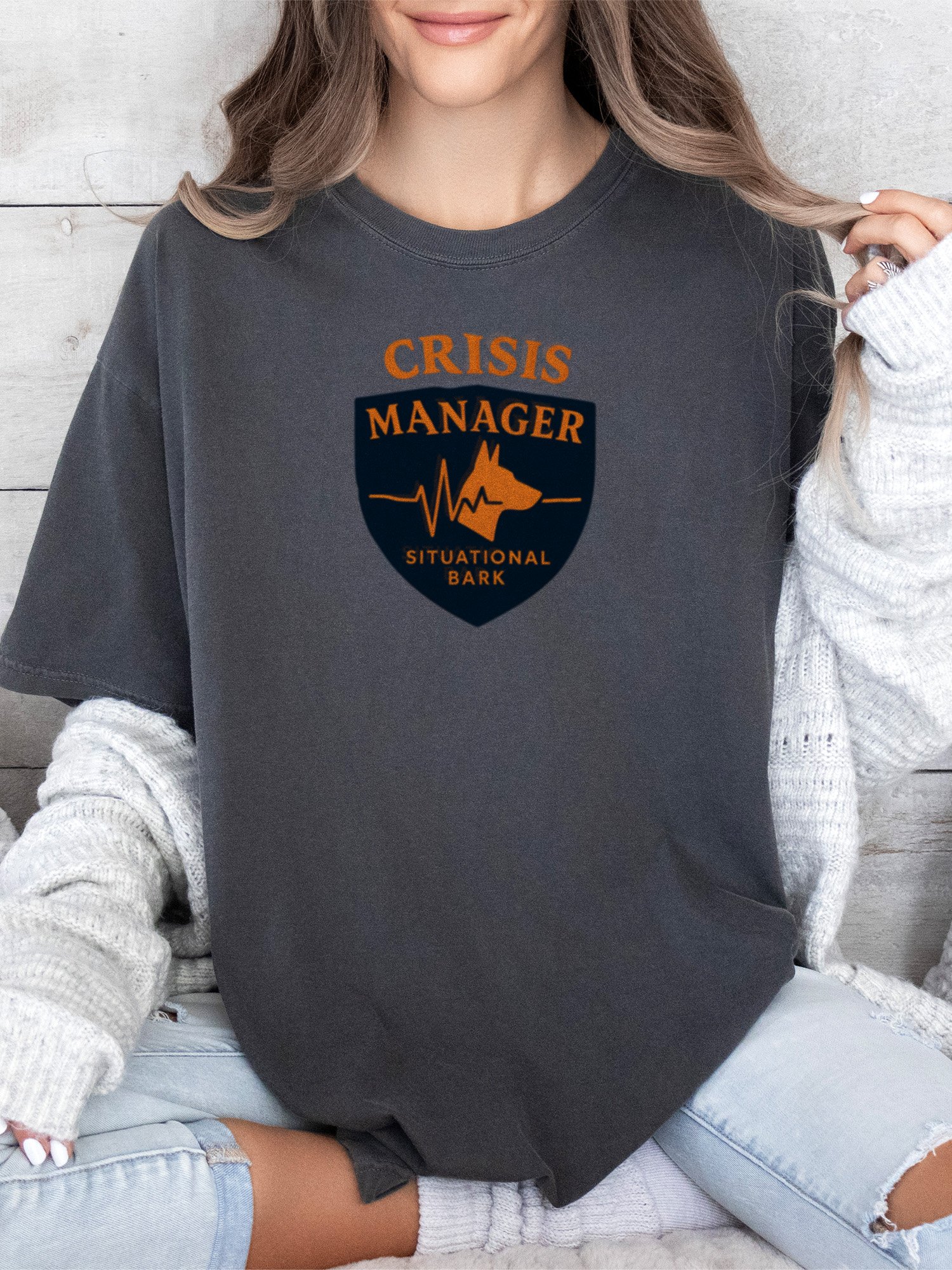 Crisis Manager (German Shepherd) Tee product image (12)