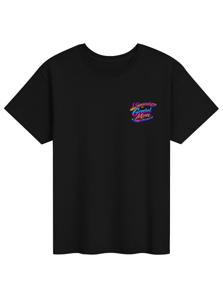 I Survived a Gemini Mom Neon Rainbow Tee product image (3)
