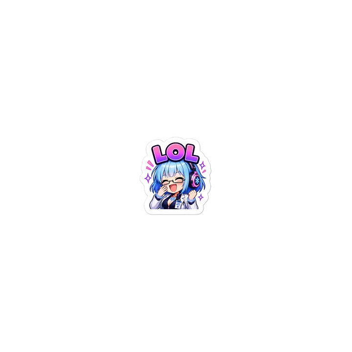 Lady Frost LOL Emote - Die Cut Sticker product image (2)
