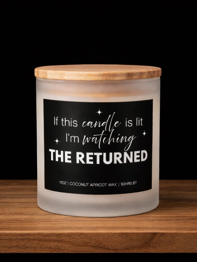 The Returned Official Candle – 11oz Wooden Wick Candle product image (2)