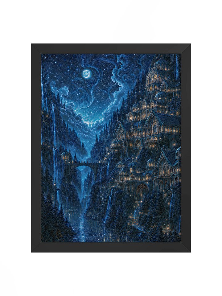 Feast of Starlight in the Hidden Valley ⎯ Museum Framed Edition product image (2)