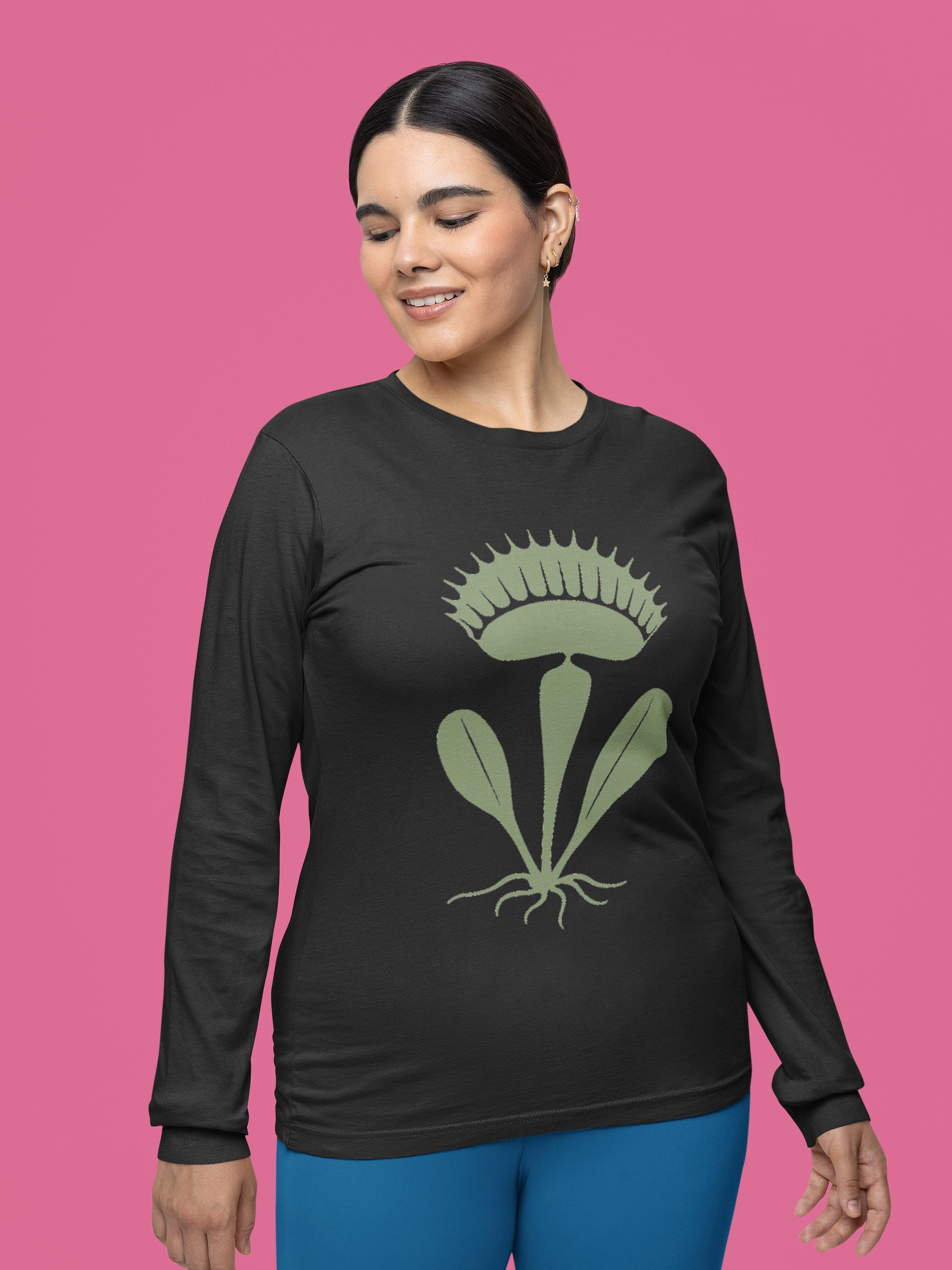 Venus Flytrap Stamp long sleeve product image (8)