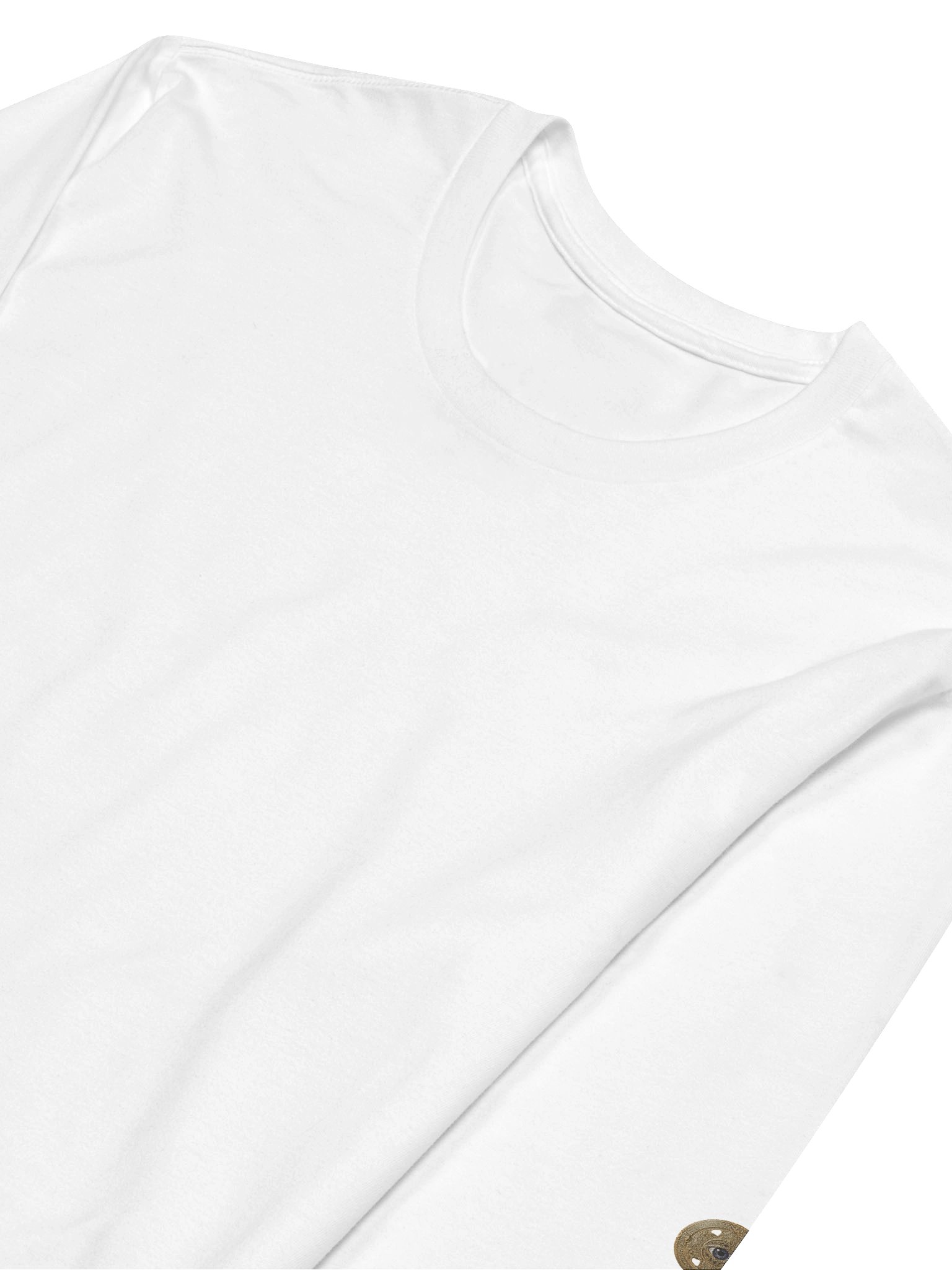 The Gatekeeper’s Key – White Reverse Line Edition (Back + Left Sleeve Print) | Premium Fitted Long Sleeve product image (3)
