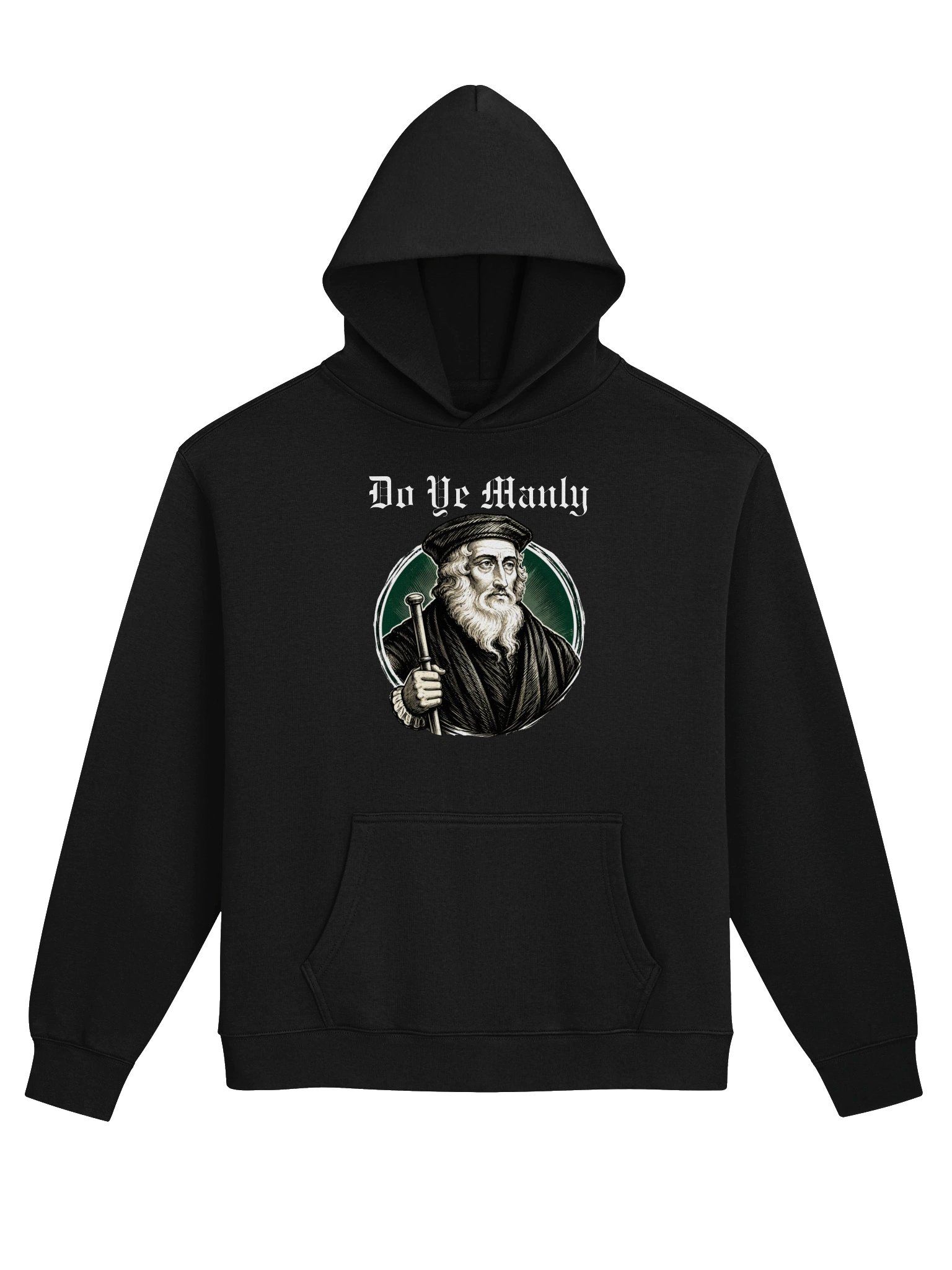 Do Ye Manly Wycliffe Hoodie alt product image (1)