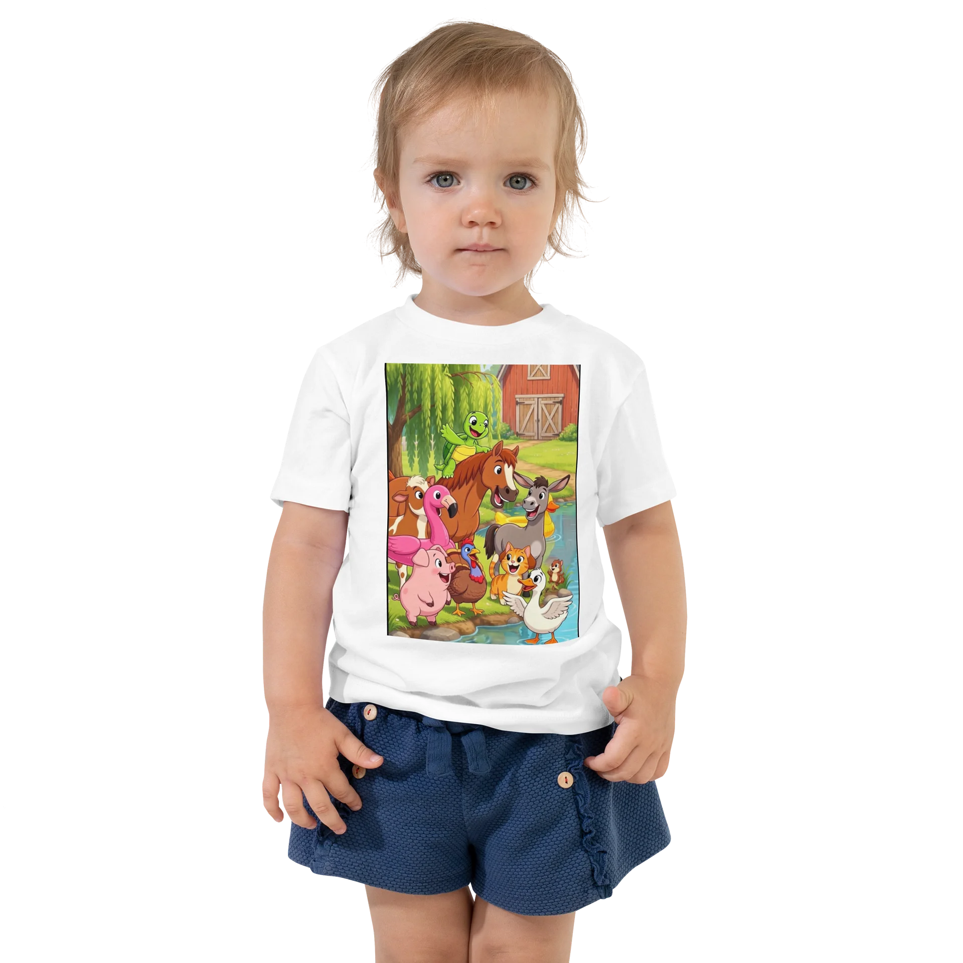 Colorful Farm Animals Toddler Tee product image (1)