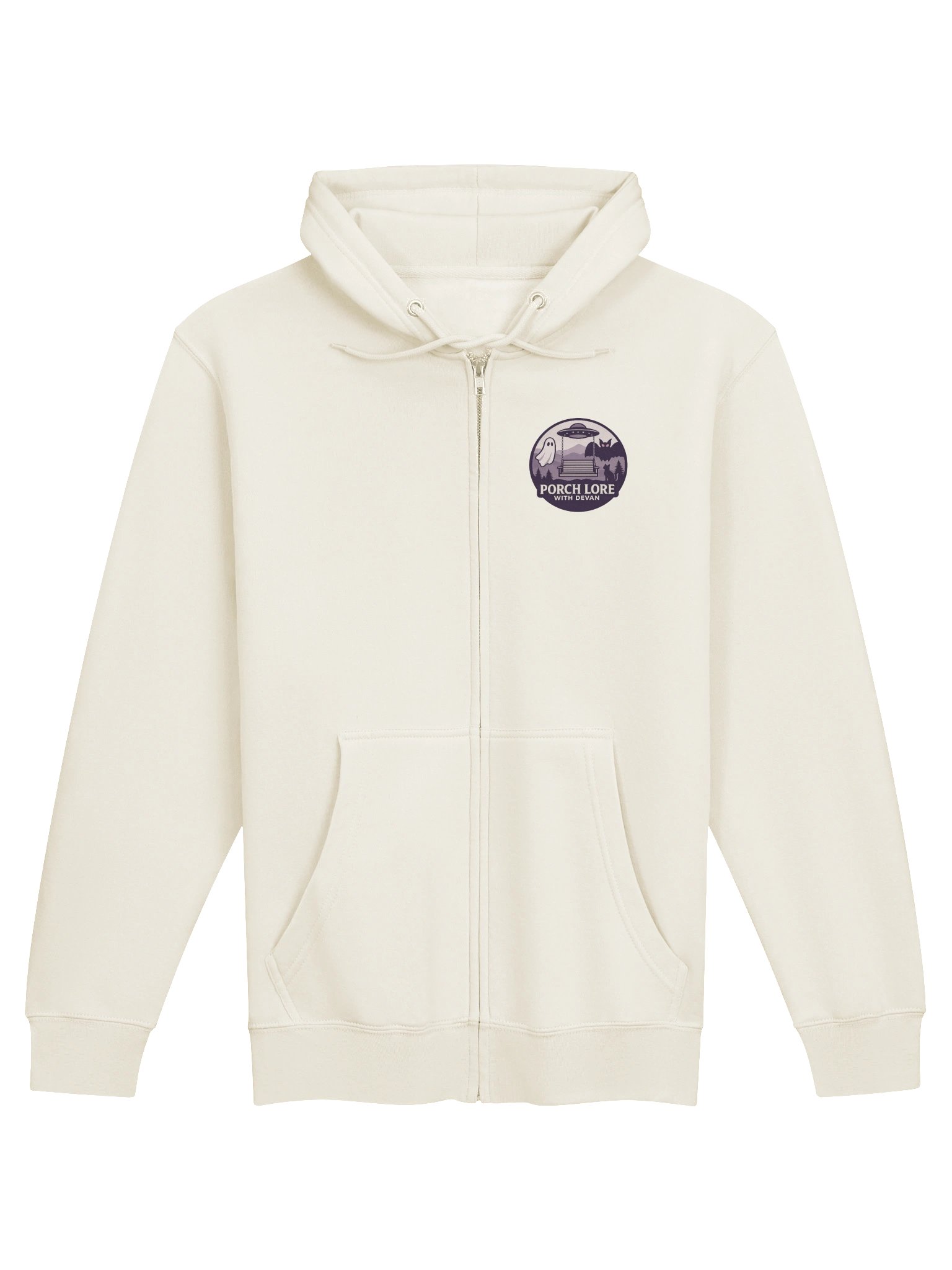 PORCH PALS LOGO ZIP UP HOODIE product image (2)