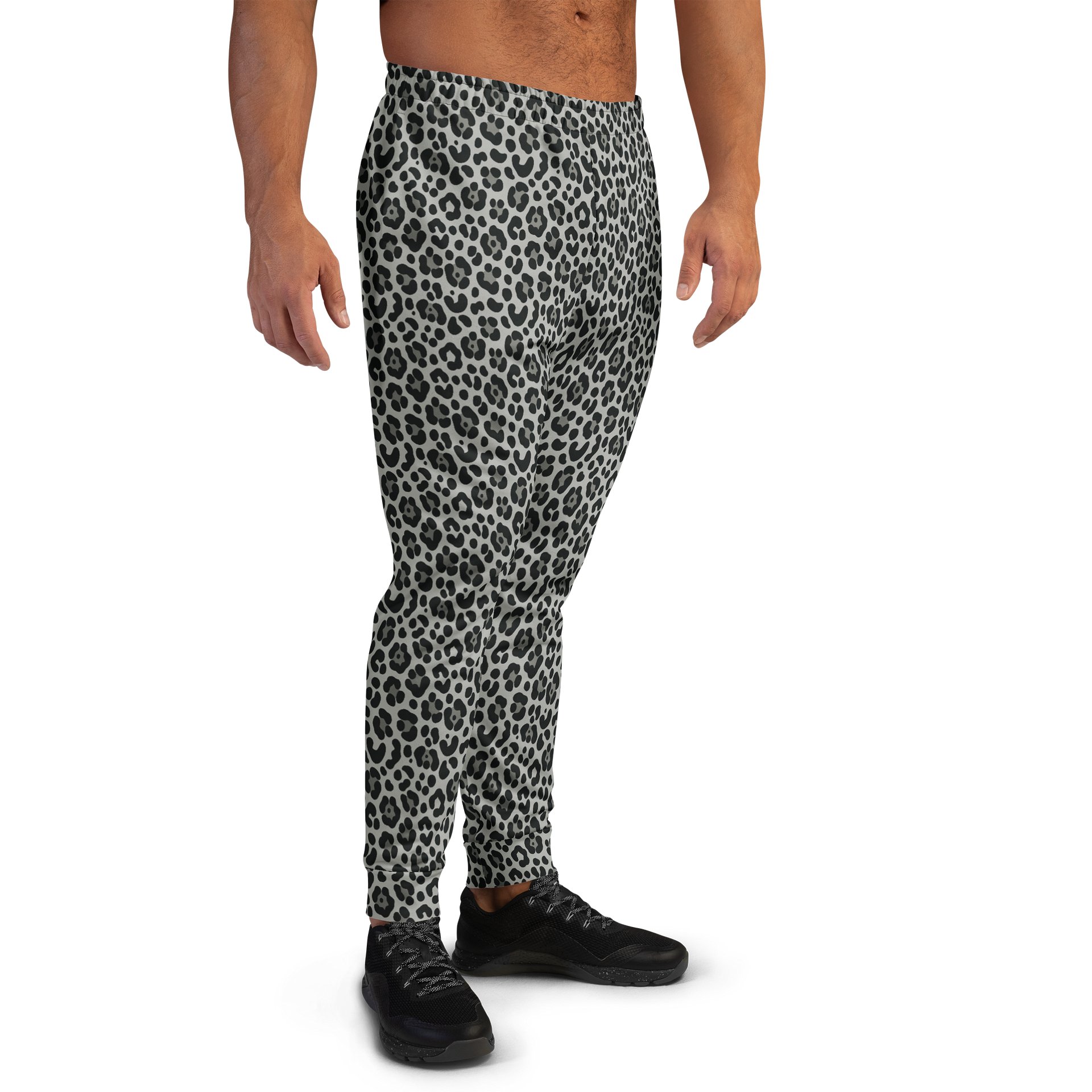 Stylish Bold Leopard Print Men’s Joggers product image (4)