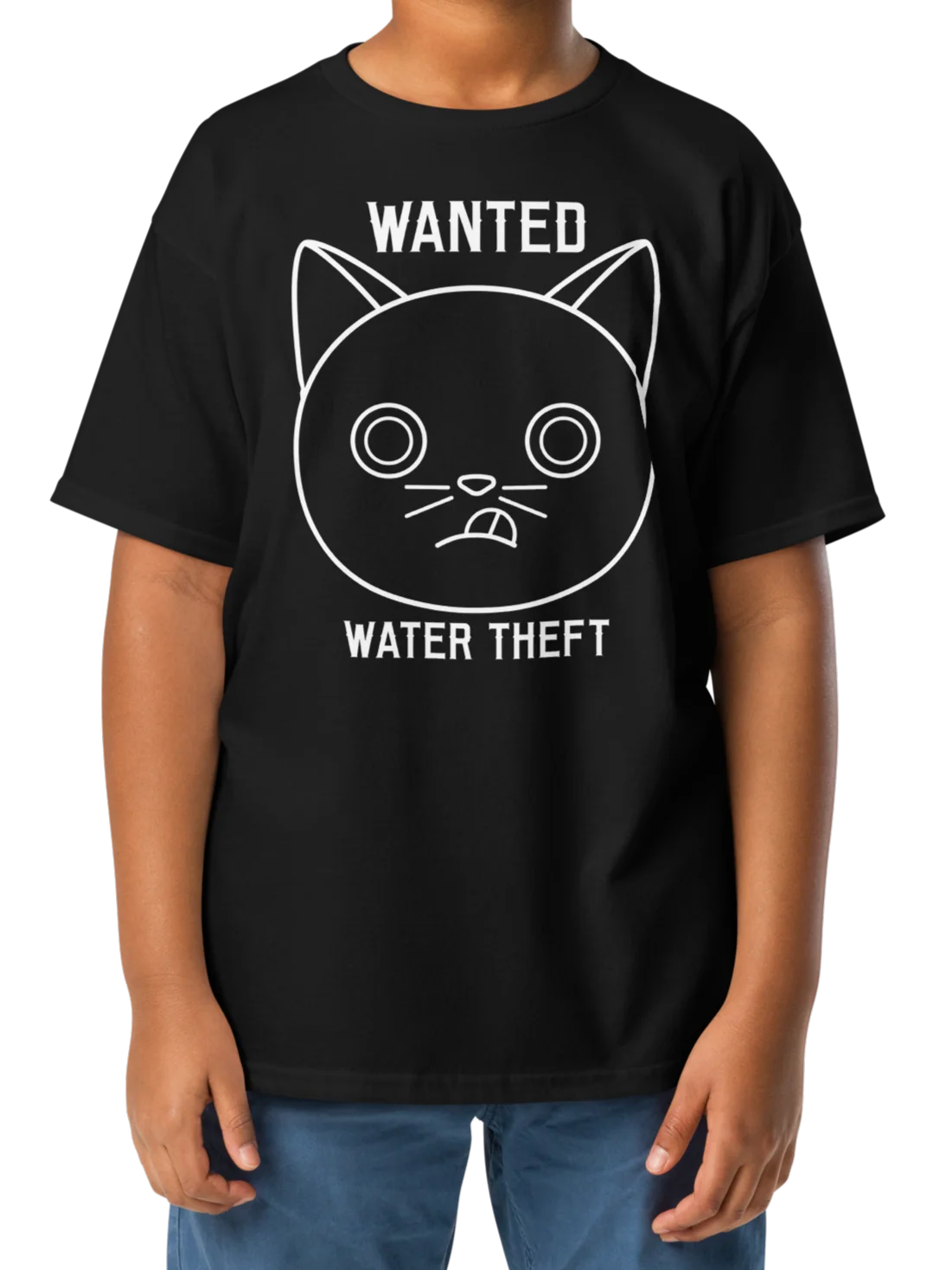 Wanted (Water Theft) - Unisex Youth Heavyweight T-shirt product image (6)