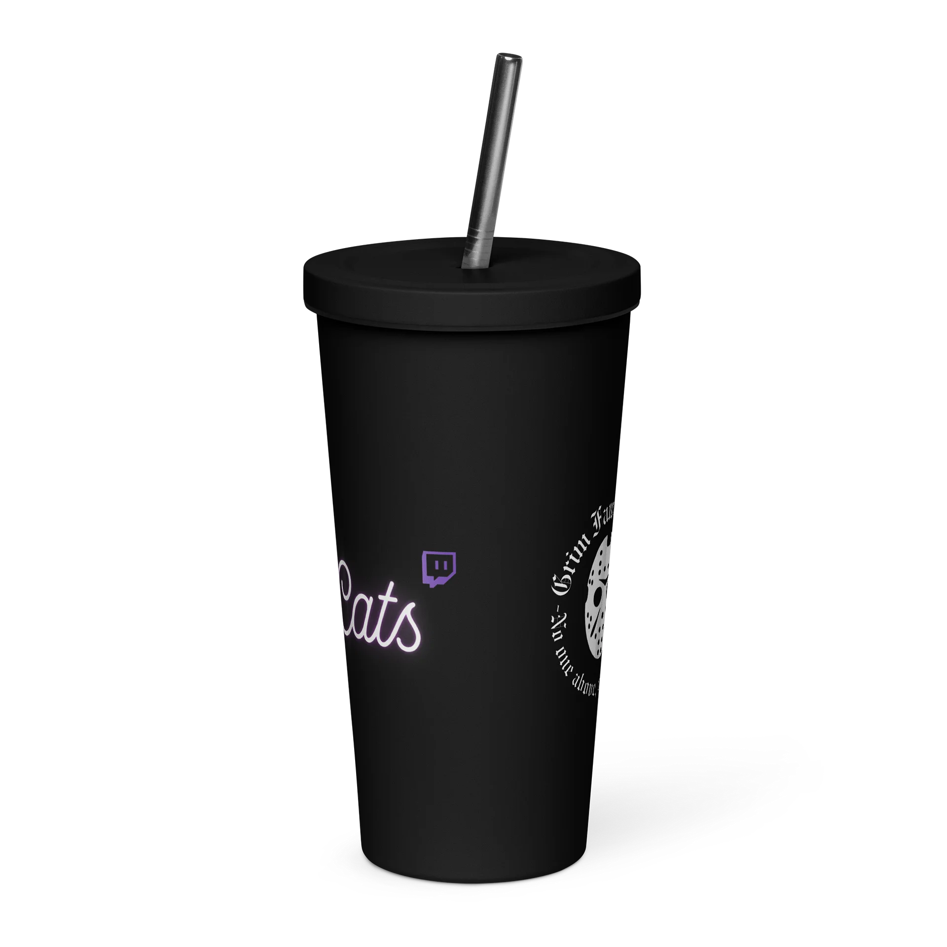 GRIM FAM - “CUP OF CHAOS” High-grade stainless steel Insulated Tumbler #1 - 20 oz (600 ml) product image (2)