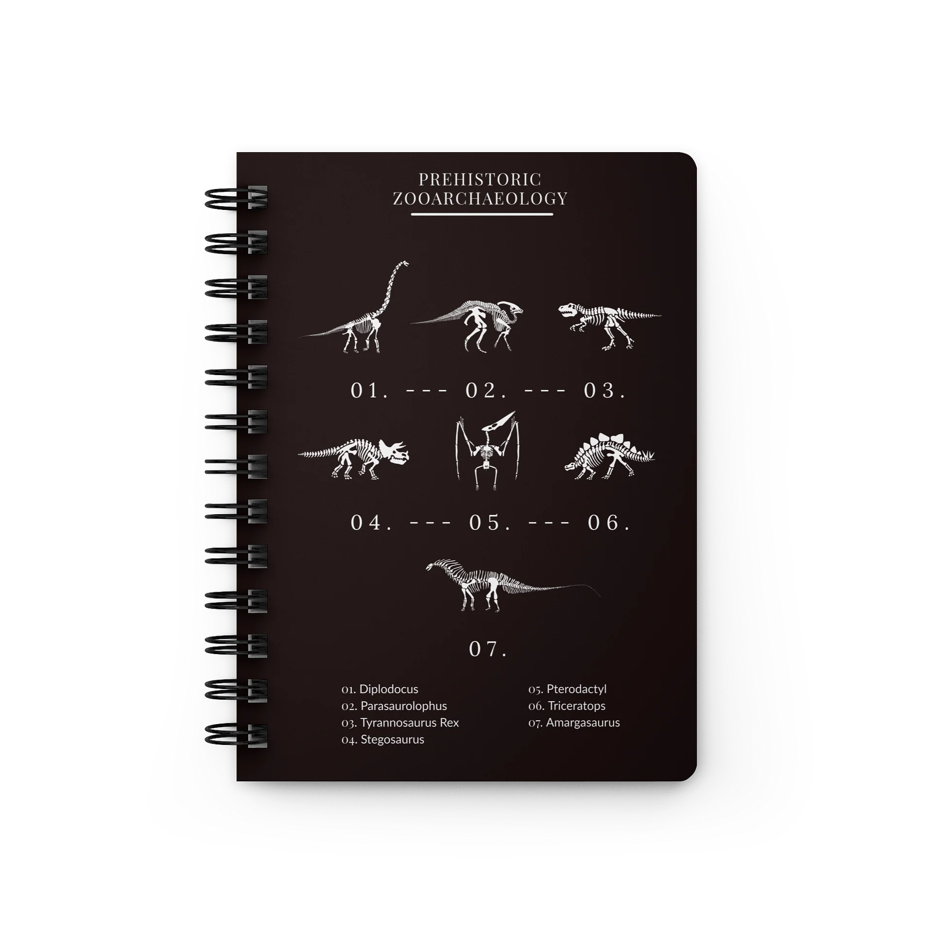 Prehistoric Notes Notebook product image (1)