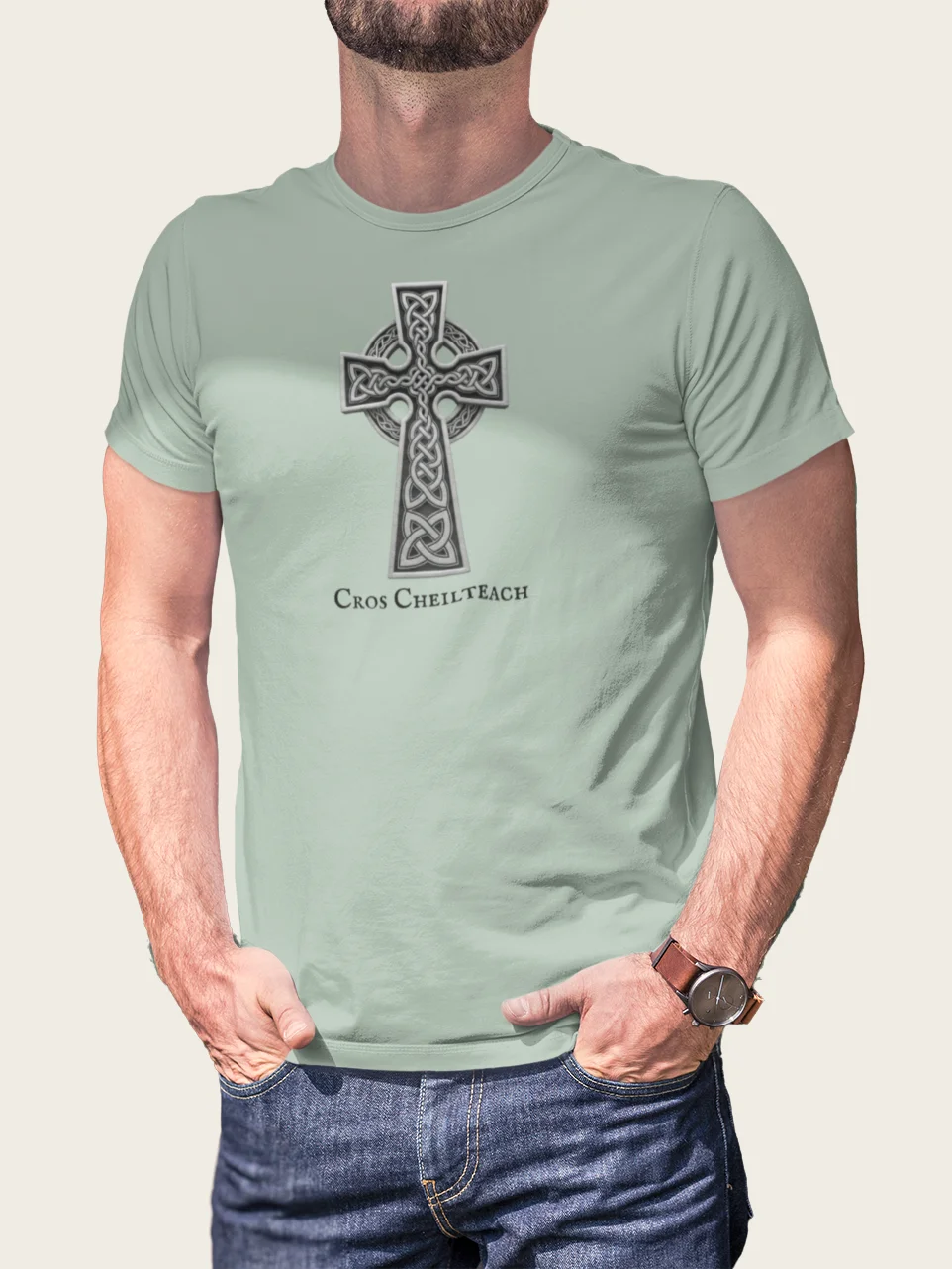 Celtic Cross (Cros Cheilteach) Soft Tee product image (1)