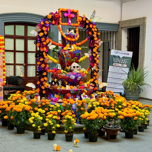 Ofrenda at the Casa de la Aduana Vieja.