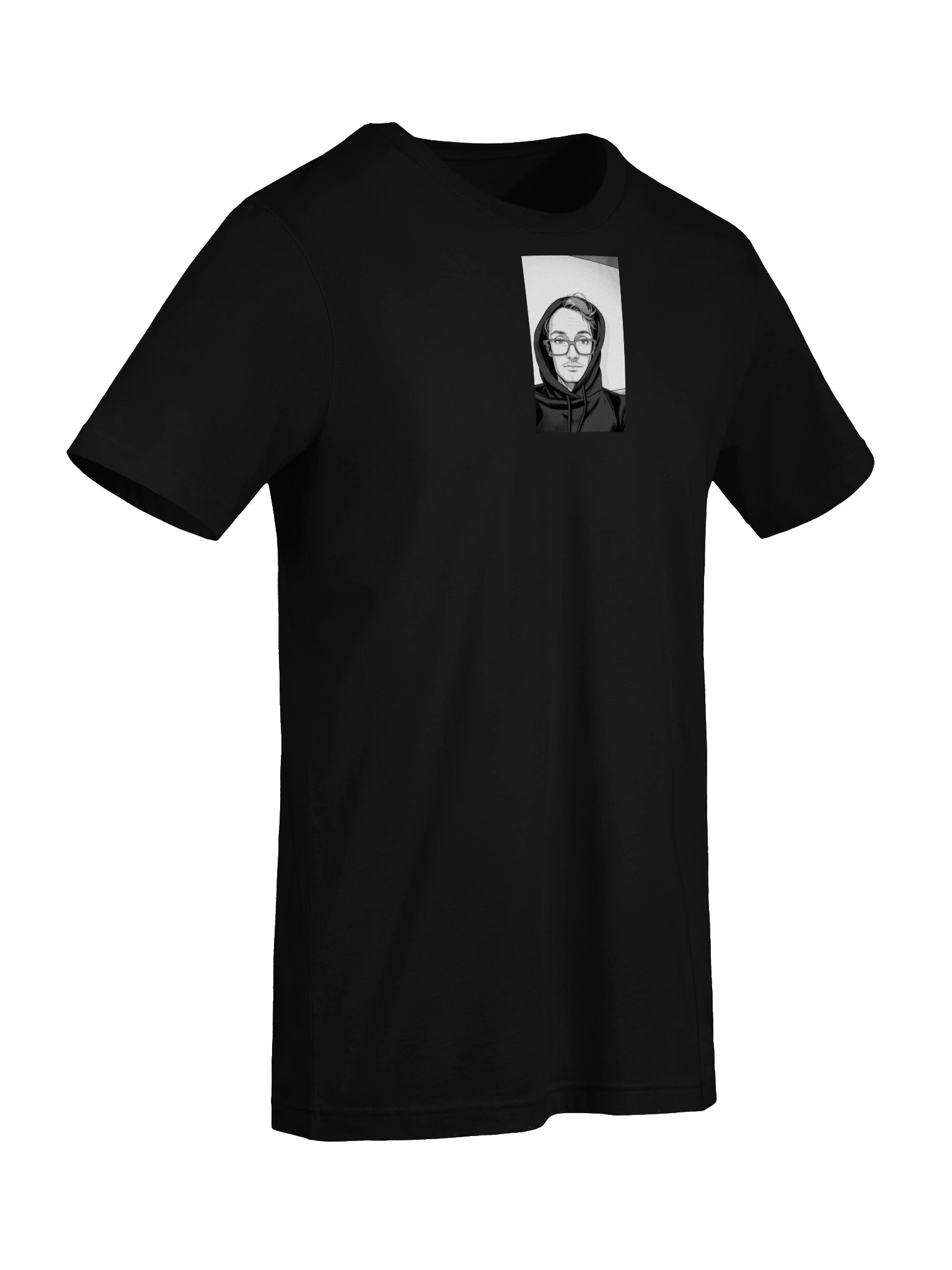 itssCSChris Black and White Cartoon T Shirt product image (7)